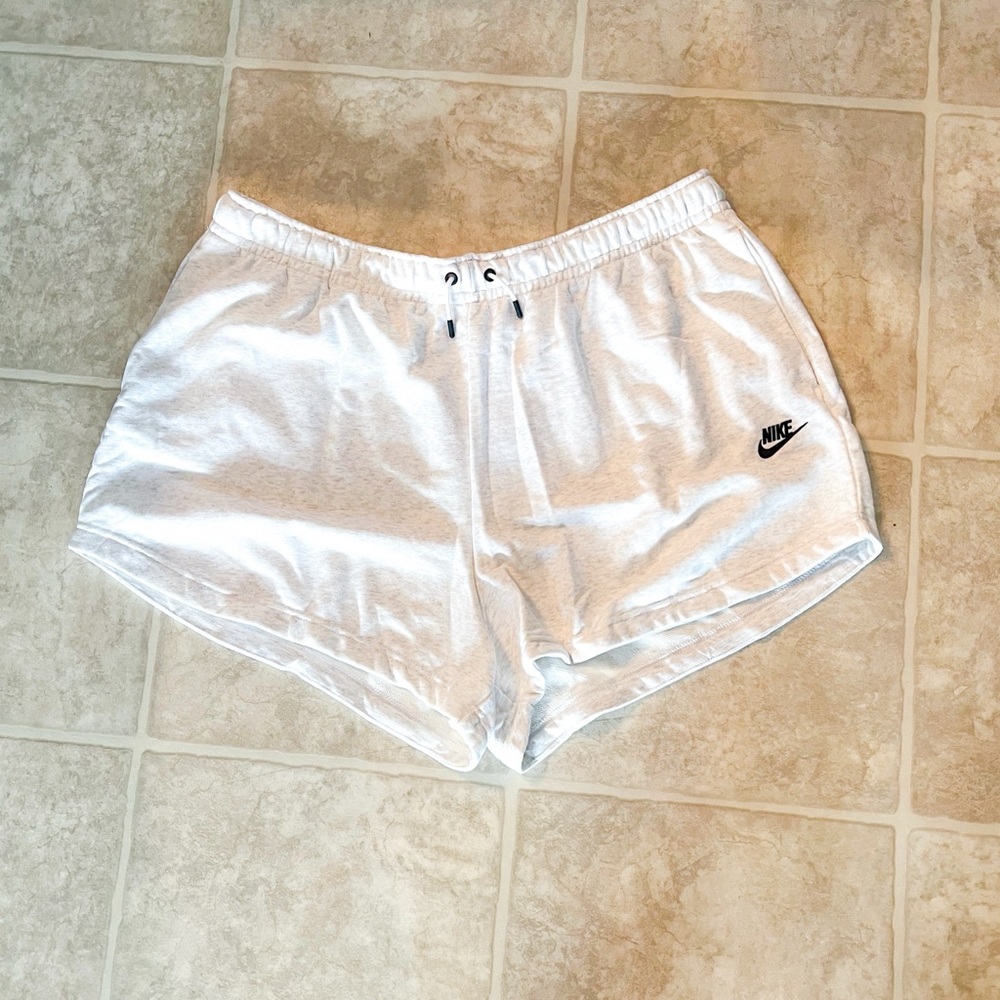 Nike Women's Athletic Gray/White Shorts